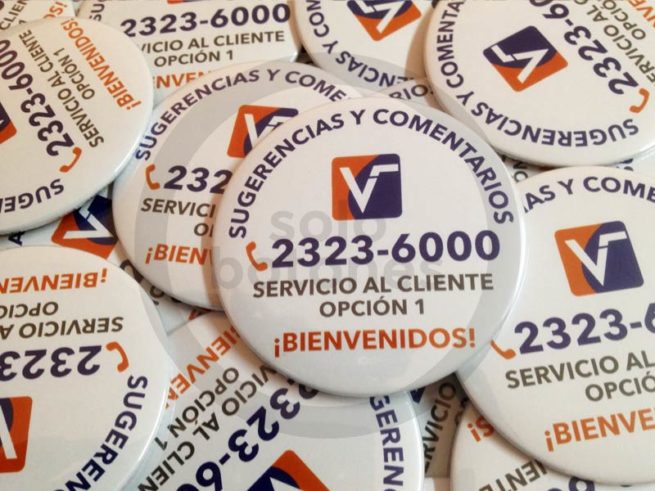 Botón de 3 pulgadas